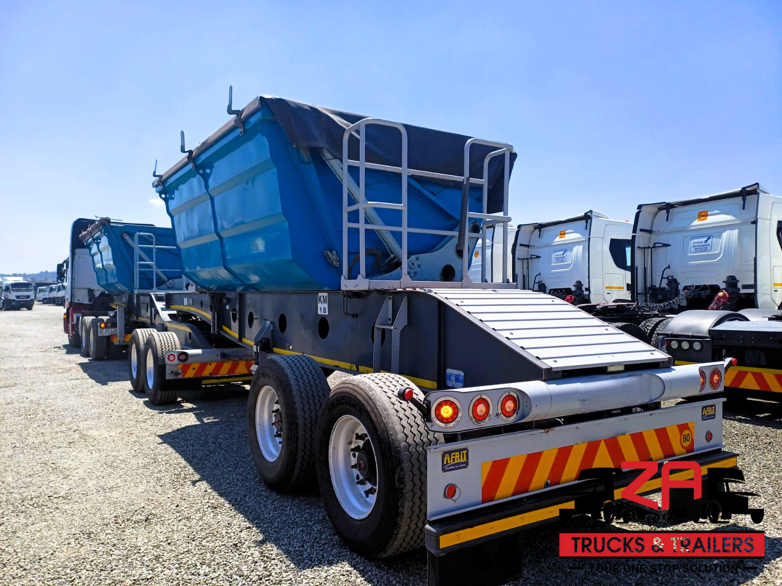 2021 AFRIT 18 CUBE SIDE TIPPER TRAILER #53337